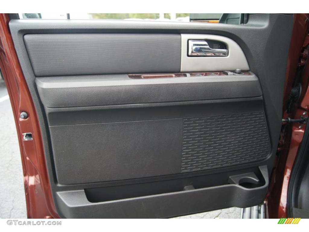 2007 Ford Expedition Limited Charcoal Black Door Panel Photo #72503658