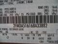 AQ: Arizona Beige Metallic 2006 Ford Freestar SE Color Code