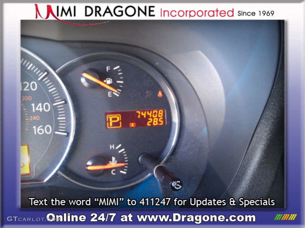 2009 Maxima 3.5 S - Super Black / Caffe Latte photo #17