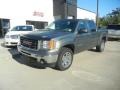 Gray Green Metallic - Sierra 1500 SLE Crew Cab Photo No. 2