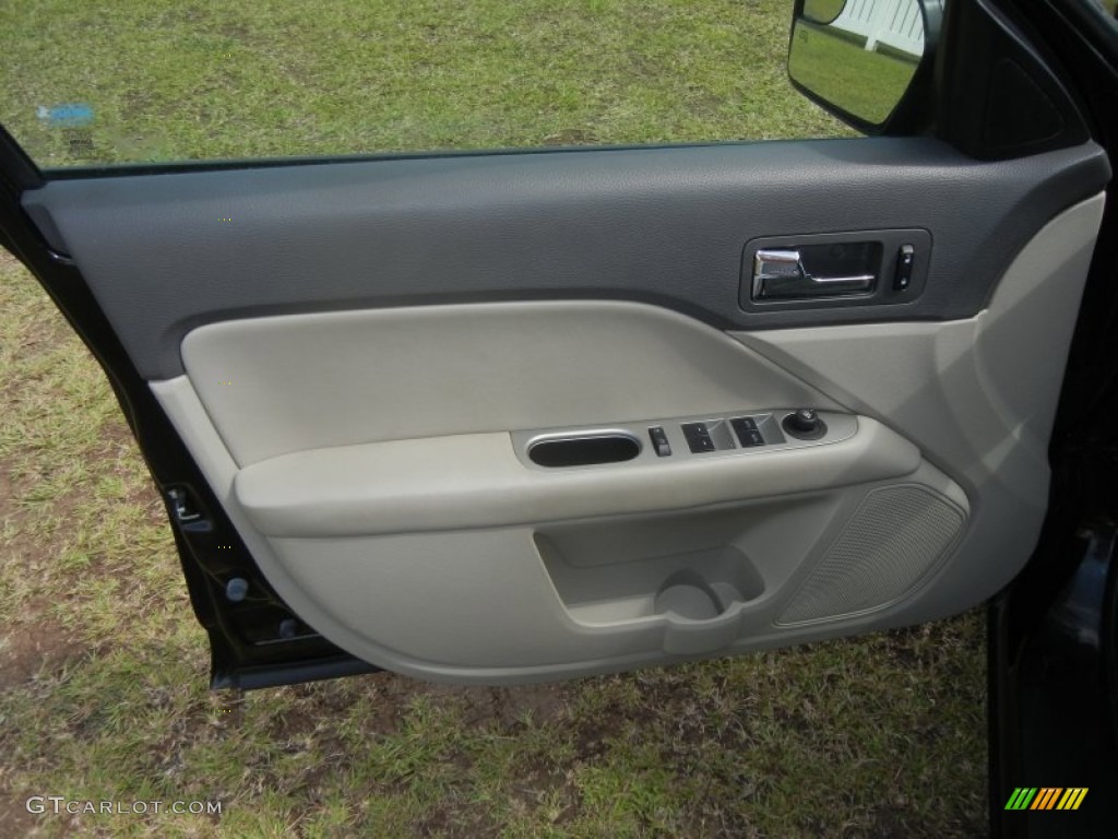 2011 Fusion SEL V6 - Tuxedo Black Metallic / Camel photo #13