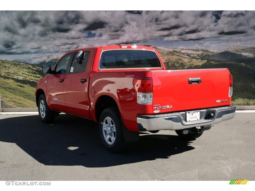 2013 Tundra CrewMax 4x4 - Radiant Red / Graphite photo #3