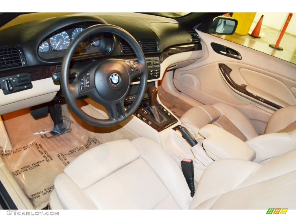 2006 3 Series 325i Convertible - Alpine White / Beige photo #4