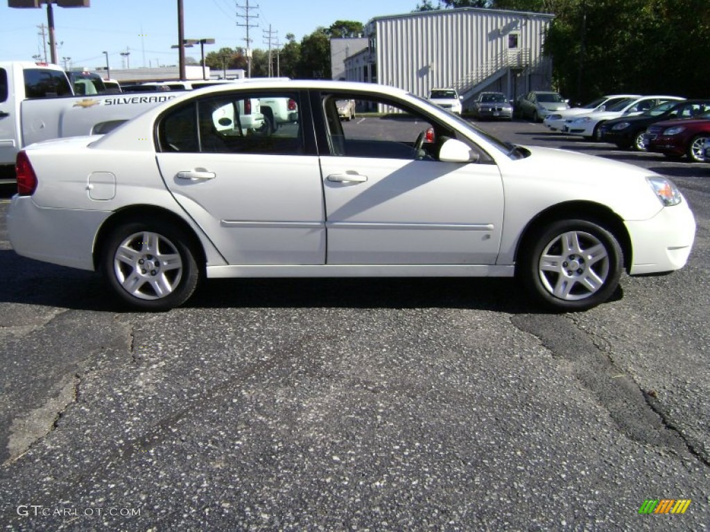 2006 Malibu LT V6 Sedan - White / Cashmere Beige photo #7