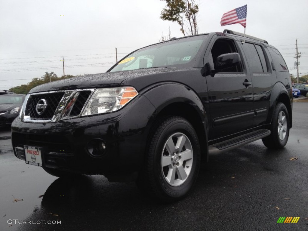 2008 Pathfinder SE 4x4 - Super Black / Graphite photo #1