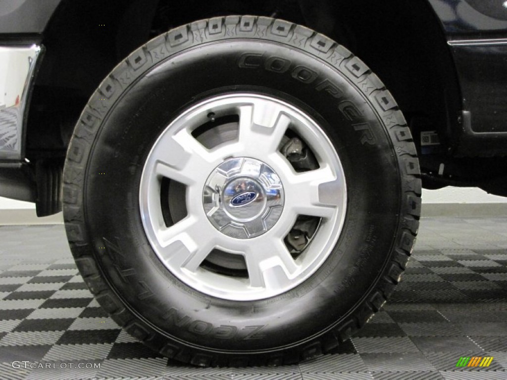 2010 F150 XL SuperCab 4x4 - Tuxedo Black / Medium Stone photo #28