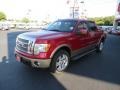 2011 Red Candy Metallic Ford F150 Lariat SuperCrew  photo #3