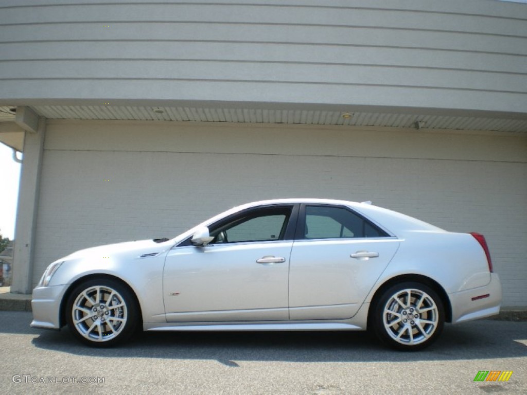 Radiant Silver Metallic 2010 Cadillac CTS -V Sedan Exterior Photo #72508944