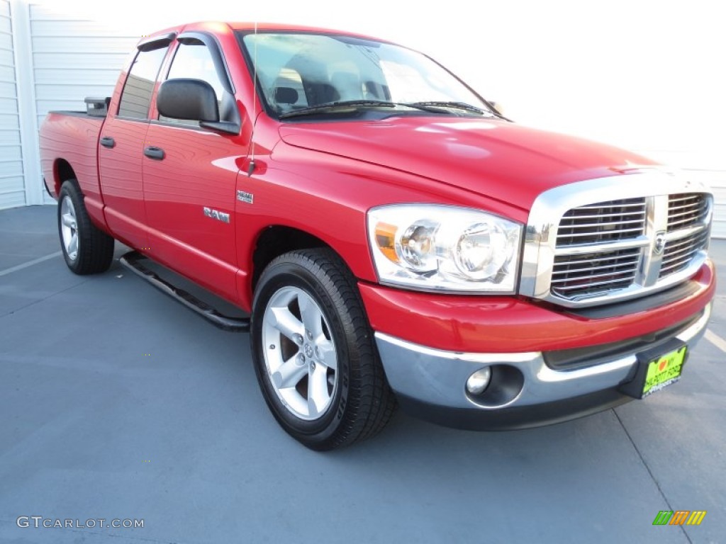 Flame Red Dodge Ram 1500