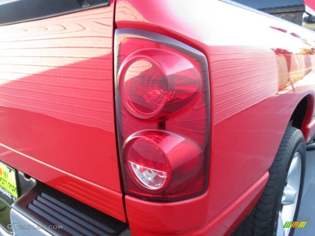 2008 Ram 1500 Lone Star Edition Quad Cab - Flame Red / Medium Slate Gray photo #17