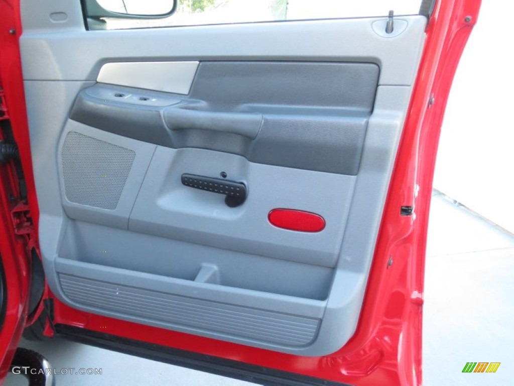 2008 Ram 1500 Lone Star Edition Quad Cab - Flame Red / Medium Slate Gray photo #22