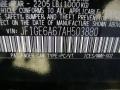 Obsidian Black Pearl - Impreza 2.5i Sedan Photo No. 15