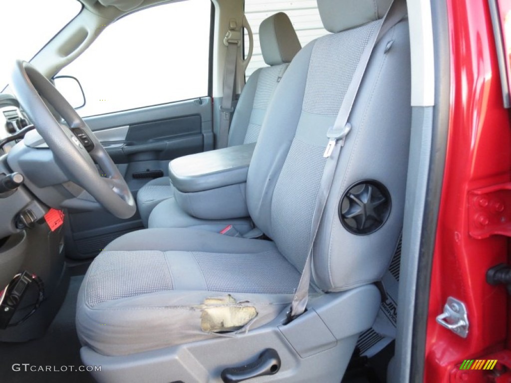 2008 Ram 1500 Lone Star Edition Quad Cab - Flame Red / Medium Slate Gray photo #31