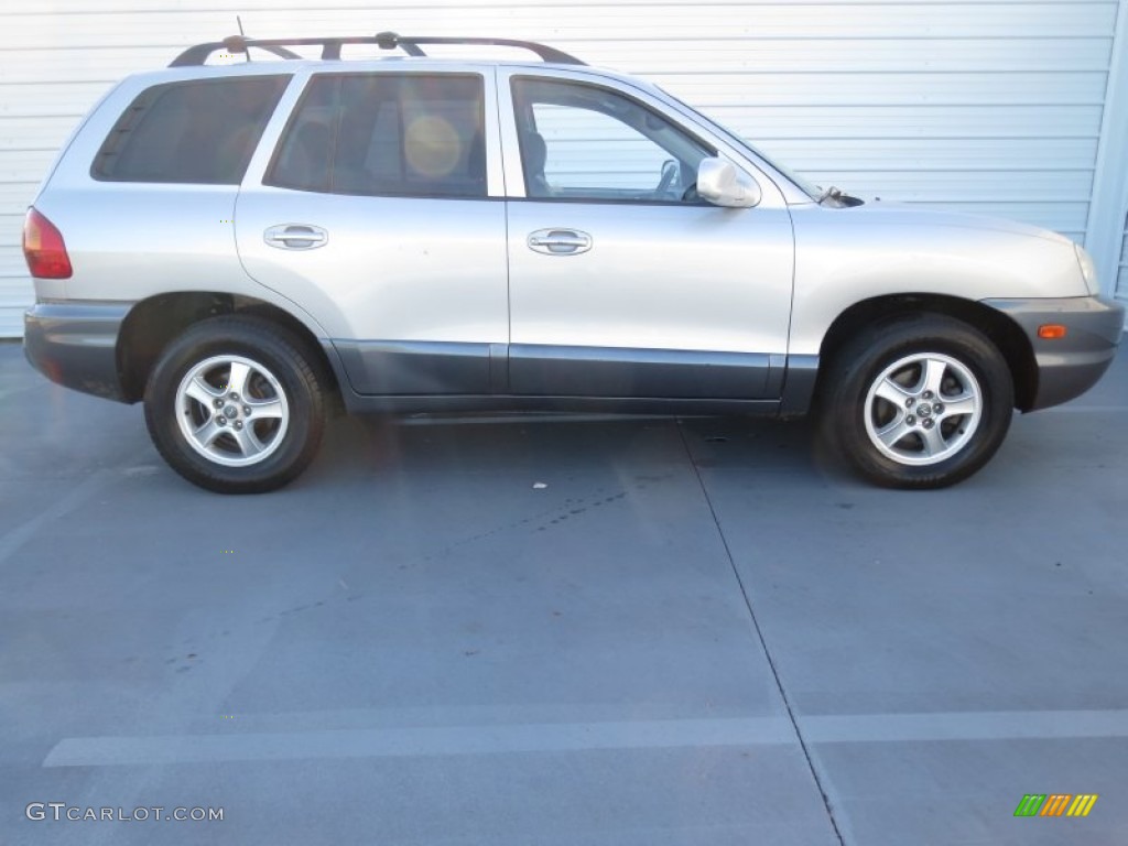 2004 Santa Fe GLS - Pewter / Gray photo #2