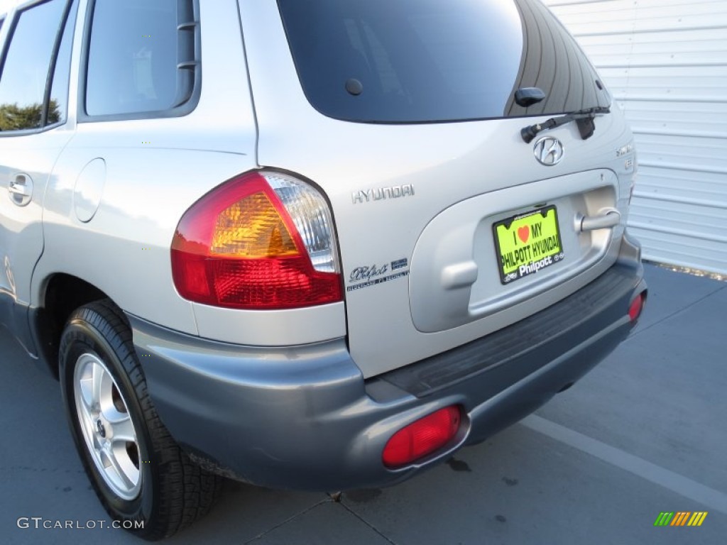 2004 Santa Fe GLS - Pewter / Gray photo #18