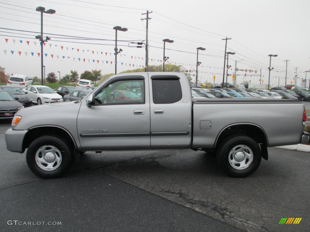 2004 Tundra SR5 Access Cab 4x4 - Silver Sky Metallic / Gray photo #2