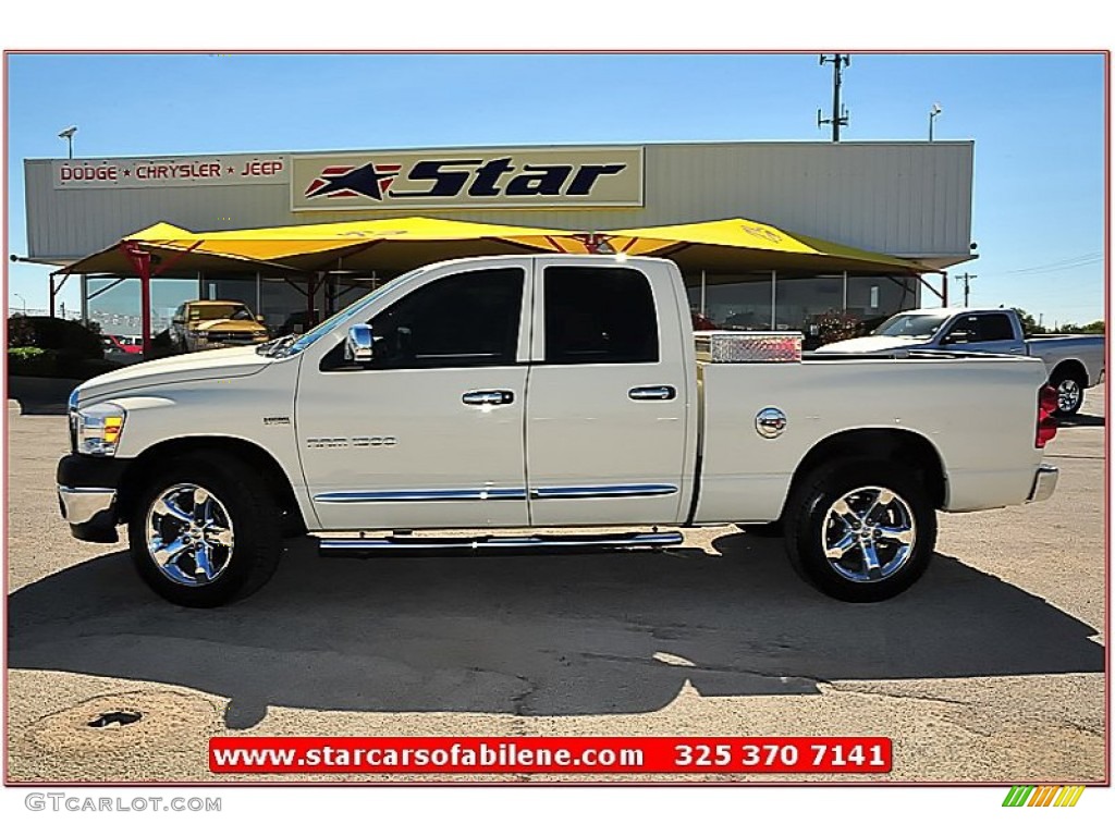 2007 Ram 1500 Lone Star Edition Quad Cab - Cool Vanilla / Khaki Beige photo #3