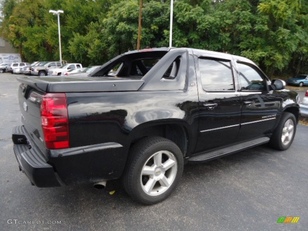 Black 2008 Chevrolet Avalanche LT 4x4 Exterior Photo #72513428