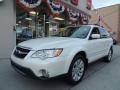 2009 Satin White Pearl Subaru Outback 2.5i Limited Wagon  photo #1