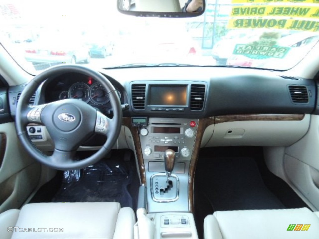 2009 Outback 2.5i Limited Wagon - Satin White Pearl / Warm Ivory photo #9
