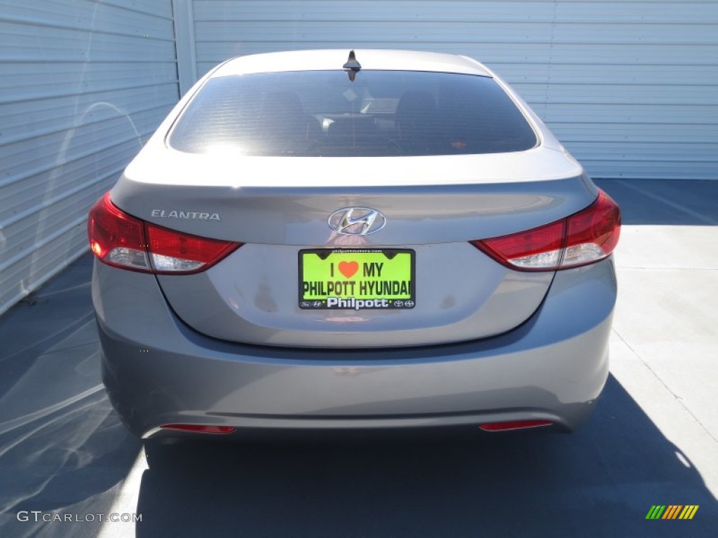2013 Elantra GLS - Titanium Gray Metallic / Gray photo #4