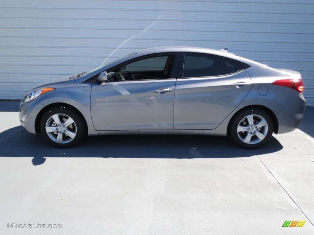 2013 Elantra GLS - Titanium Gray Metallic / Gray photo #5