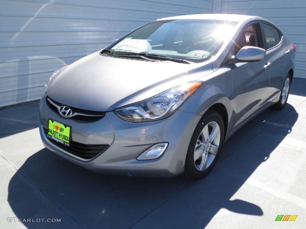 2013 Elantra GLS - Titanium Gray Metallic / Gray photo #6