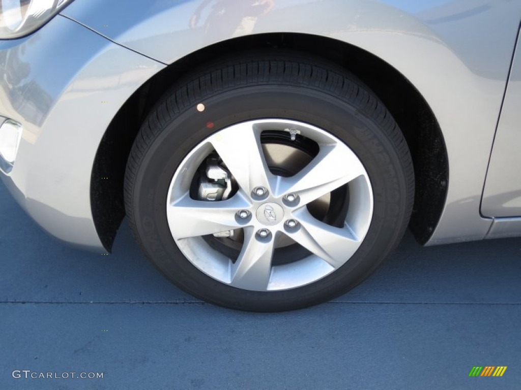 2013 Elantra GLS - Titanium Gray Metallic / Gray photo #9