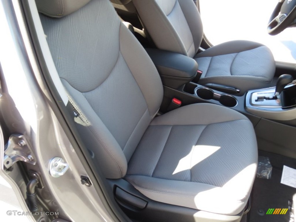 2013 Elantra GLS - Titanium Gray Metallic / Gray photo #16