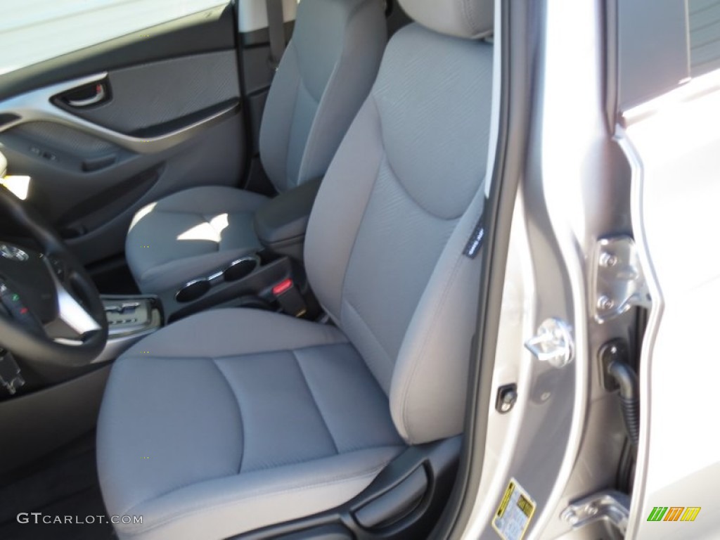 2013 Elantra GLS - Titanium Gray Metallic / Gray photo #21