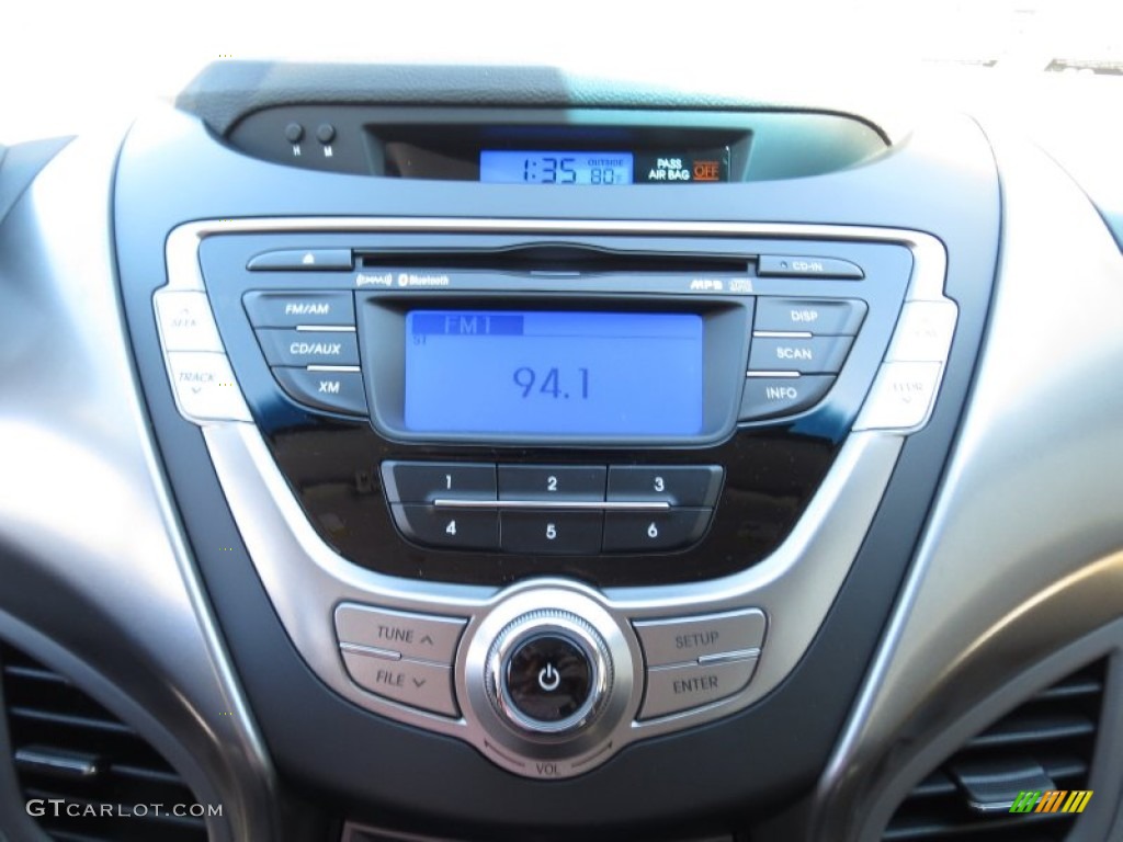 2013 Elantra GLS - Titanium Gray Metallic / Gray photo #24
