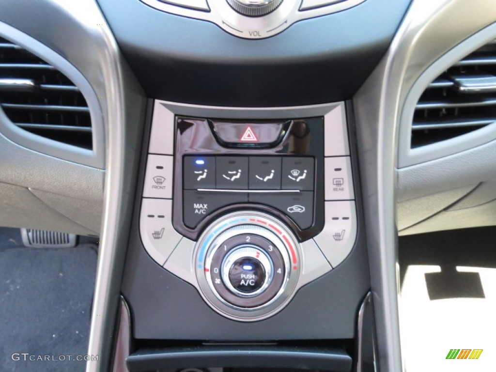 2013 Elantra GLS - Titanium Gray Metallic / Gray photo #25