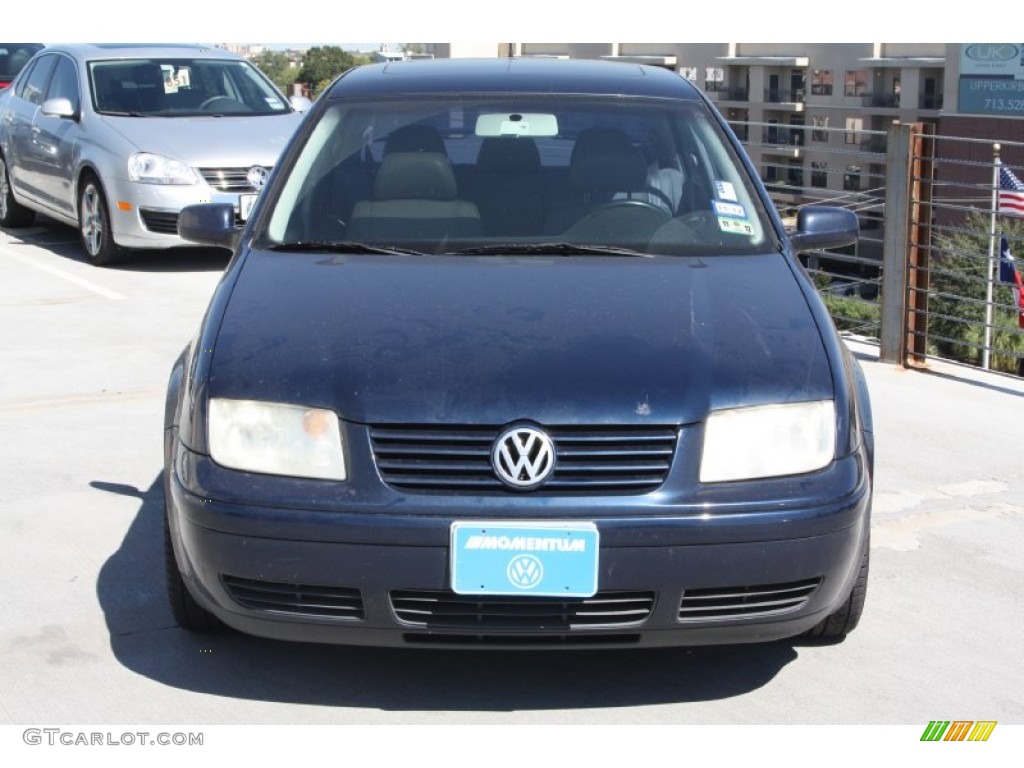 2003 Jetta GLI Sedan - Galactic Blue Metallic / Beige photo #2