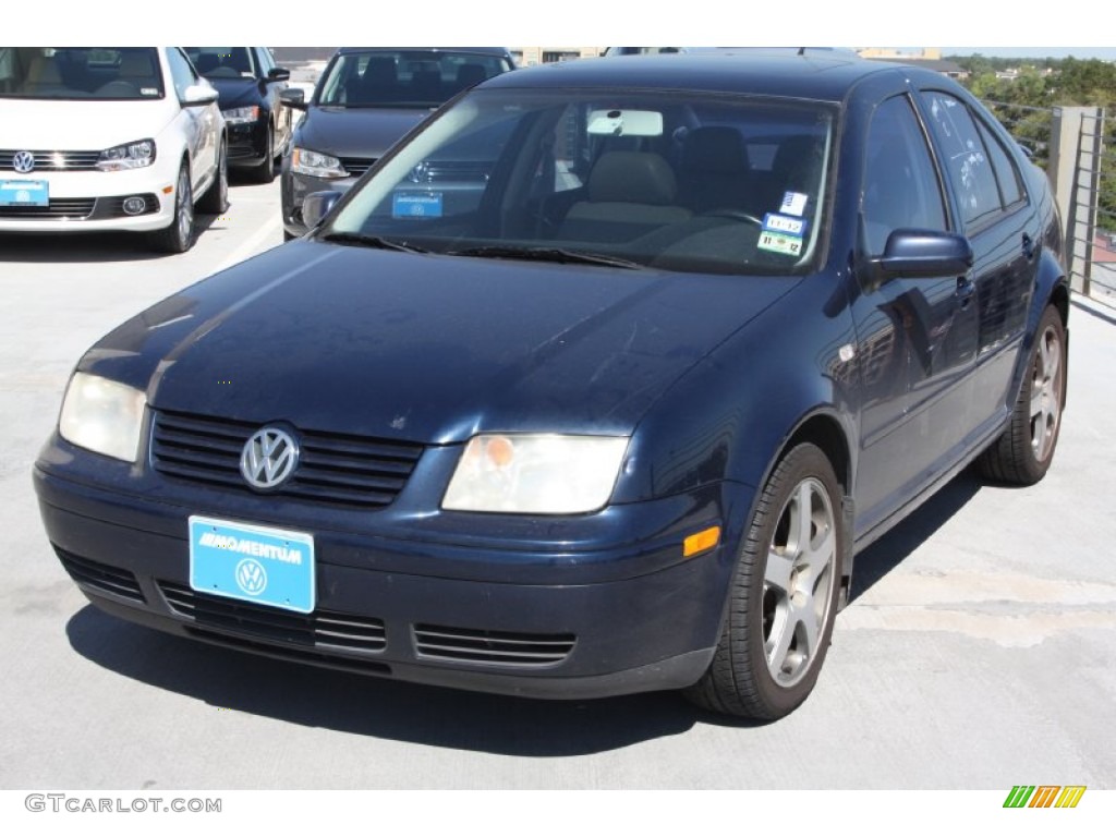 2003 Jetta GLI Sedan - Galactic Blue Metallic / Beige photo #3