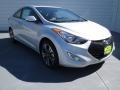 2013 Shimmering Air Silver Hyundai Elantra Coupe SE  photo #1