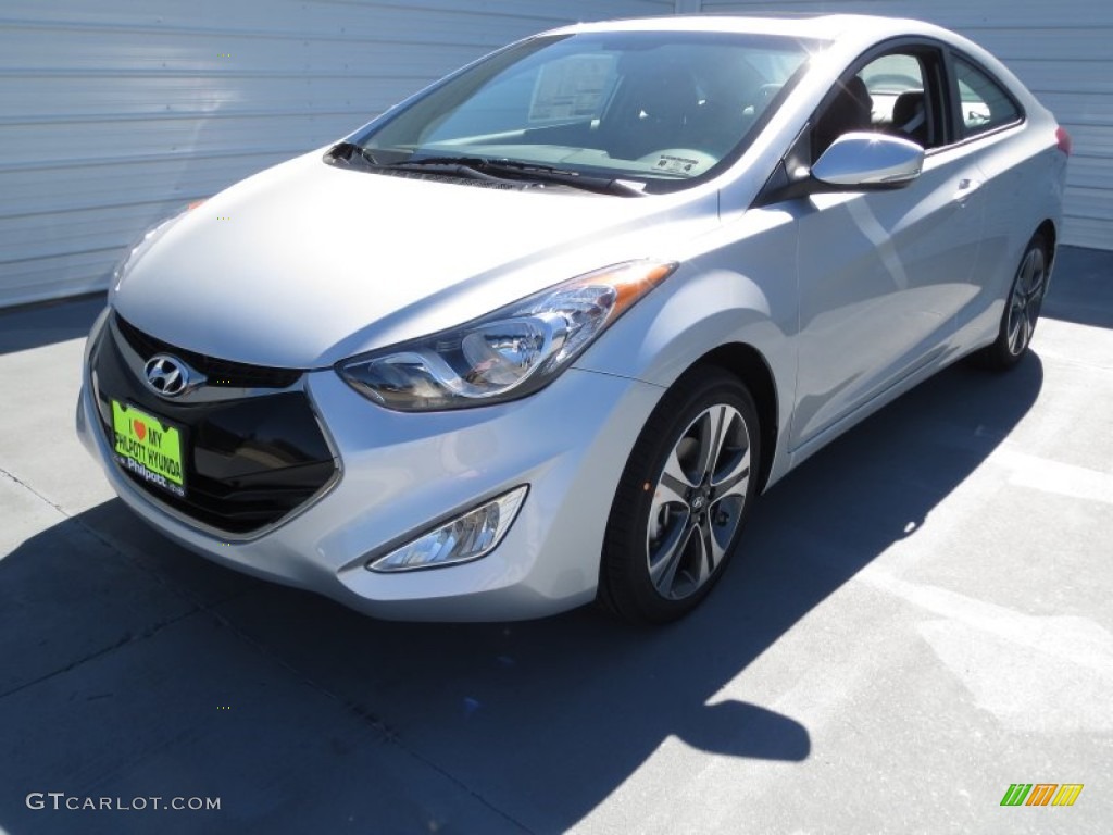 2013 Elantra Coupe SE - Shimmering Air Silver / Gray photo #6
