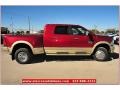 2012 Deep Cherry Red Crystal Pearl Dodge Ram 3500 HD Laramie Longhorn Mega Cab 4x4 Dually  photo #10