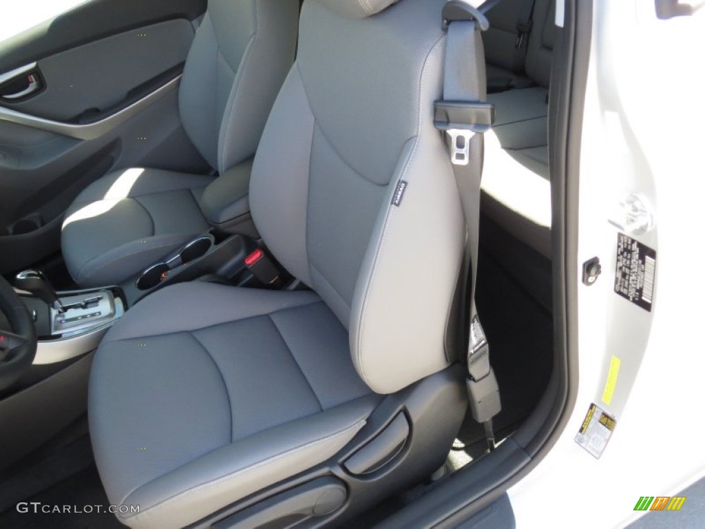 2013 Elantra Coupe SE - Shimmering Air Silver / Gray photo #20