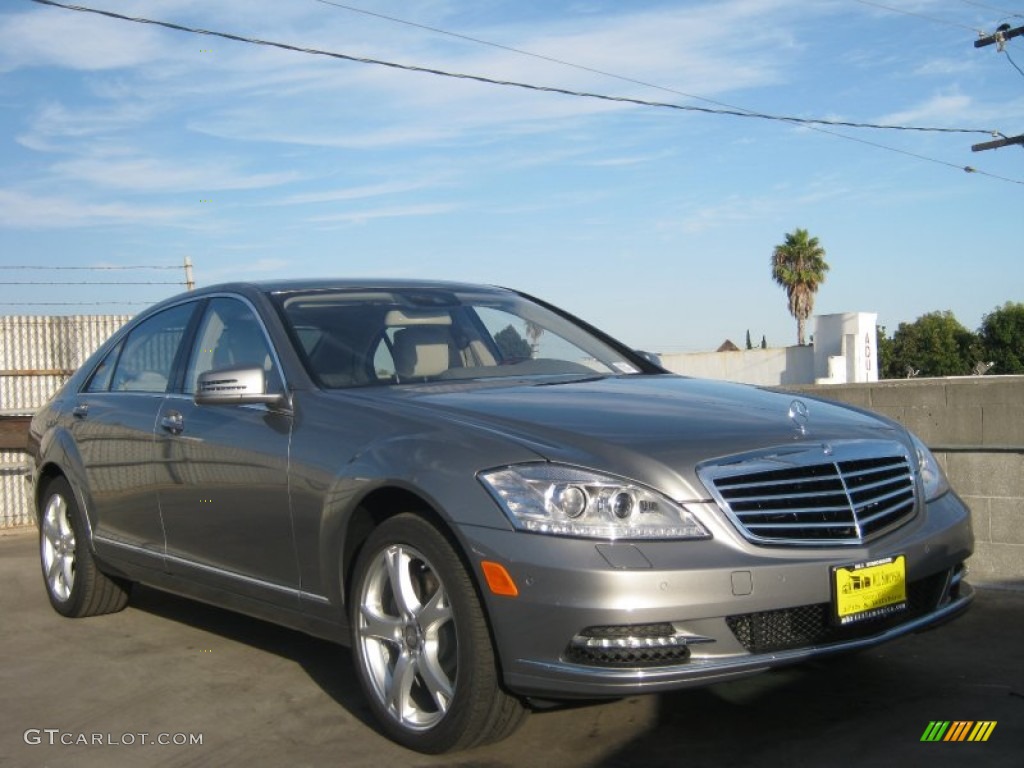 2013 S 550 Sedan - Palladium Silver Metallic / Ash/Grey photo #1