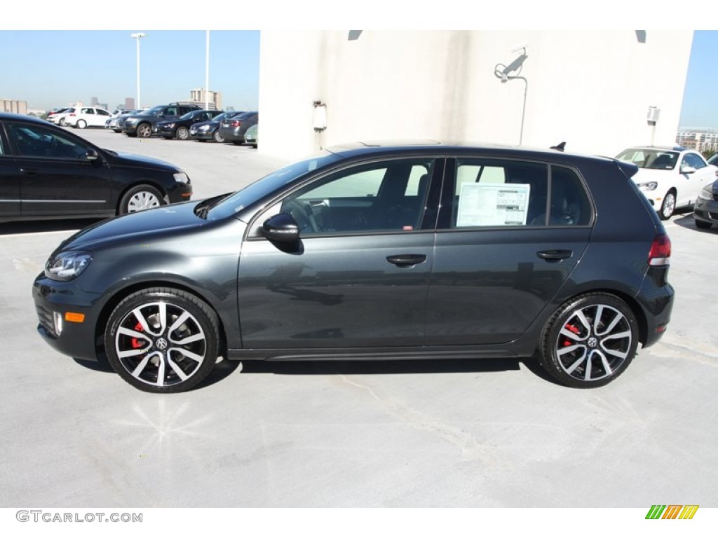 Carbon Steel Gray Metallic 2013 Volkswagen GTI 4 Door Autobahn Edition Exterior Photo #72517077
