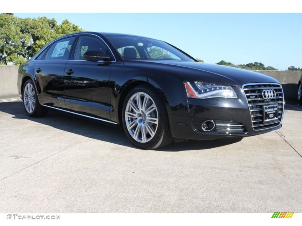 2013 Phantom Black Pearl Effect Audi A8 L 4.0T quattro 72470401 Photo