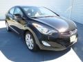 2013 Midnight Black Hyundai Elantra Limited  photo #1