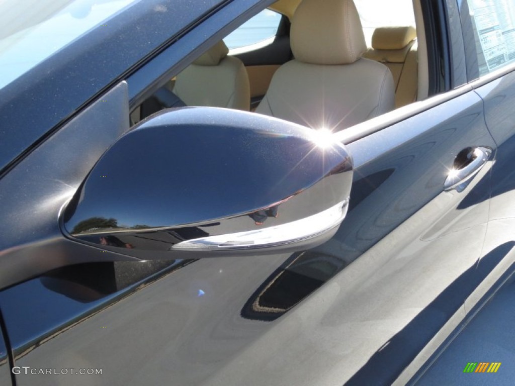 2013 Elantra Limited - Midnight Black / Beige photo #11