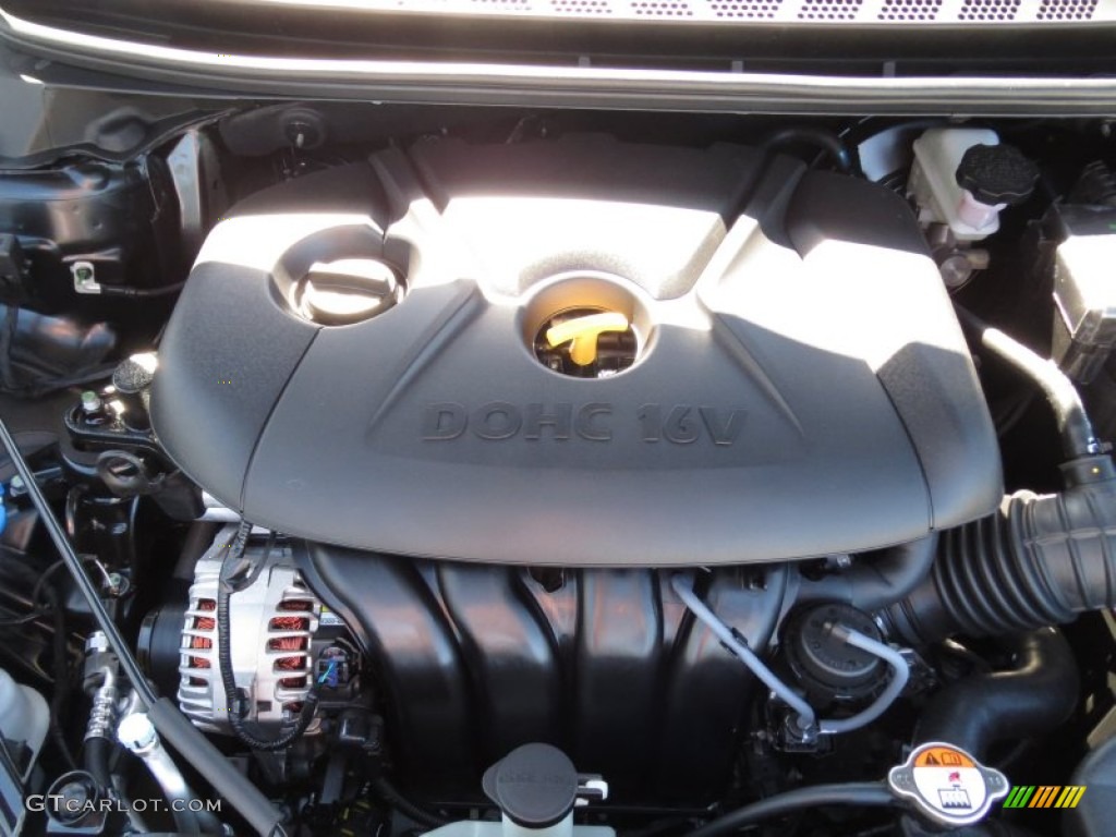 2013 Elantra Limited - Midnight Black / Beige photo #16