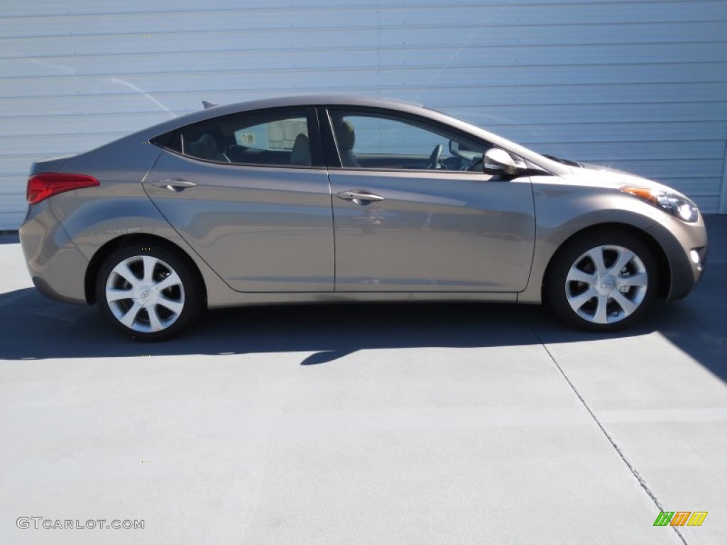 2013 Elantra Limited - Desert Bronze / Beige photo #2