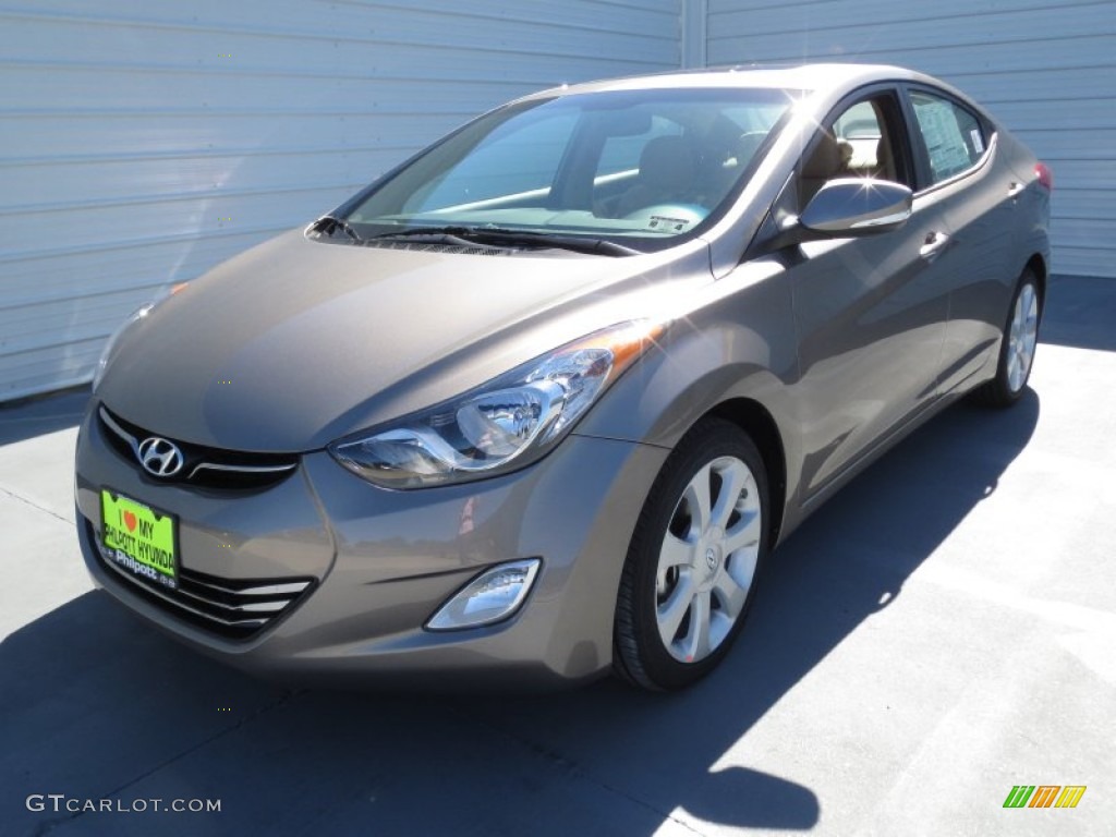2013 Elantra Limited - Desert Bronze / Beige photo #6