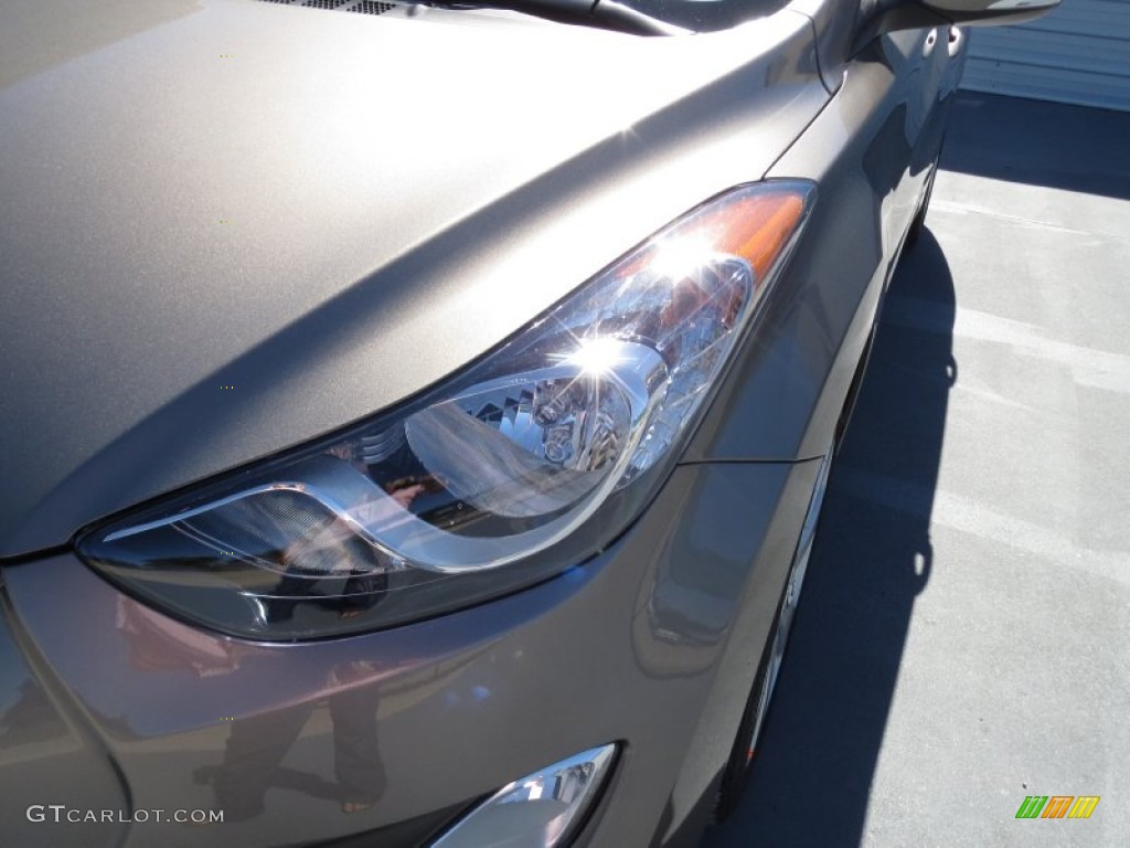 2013 Elantra Limited - Desert Bronze / Beige photo #8