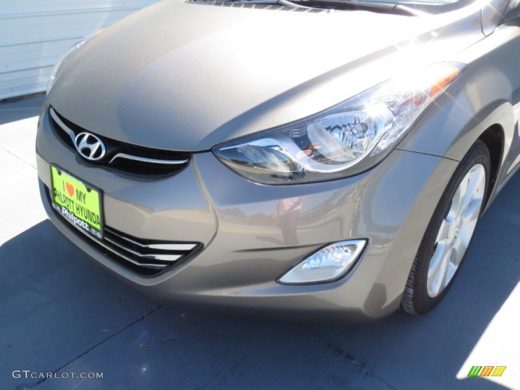 2013 Elantra Limited - Desert Bronze / Beige photo #9