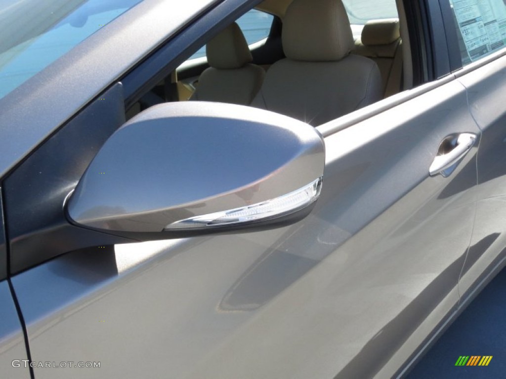 2013 Elantra Limited - Desert Bronze / Beige photo #11