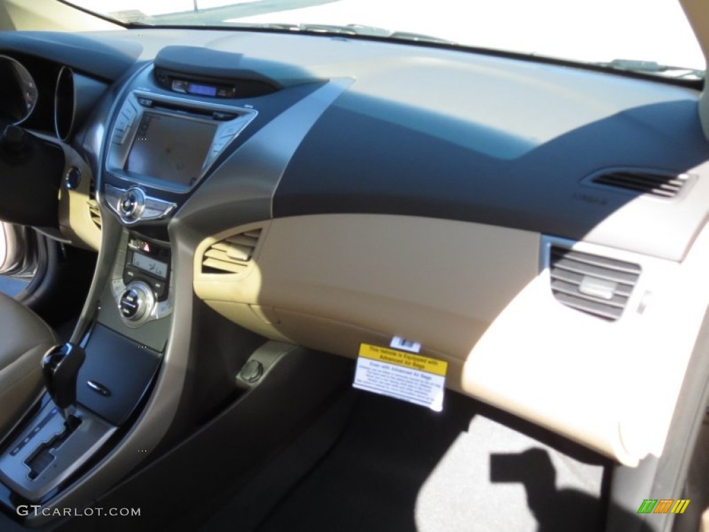 2013 Elantra Limited - Desert Bronze / Beige photo #17